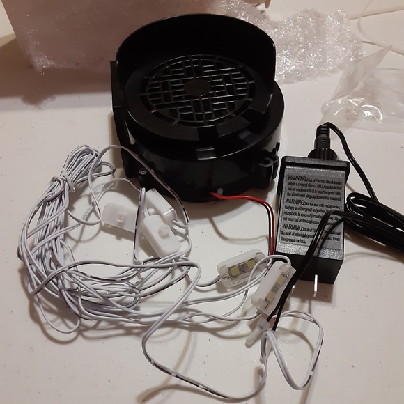 Fan Blower with Lights for Yard Inflatables - Picture 2 of 4